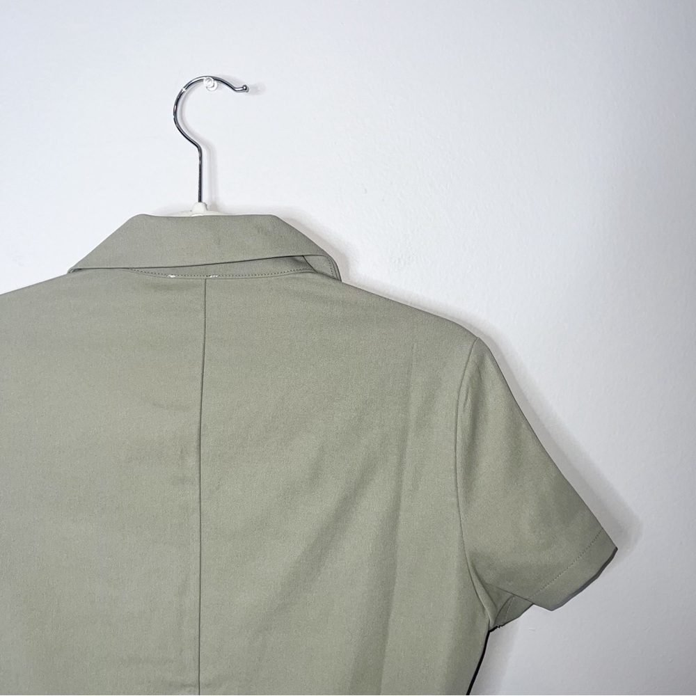 Princess Polly NWT Loretta Jumpsuit Khaki - Picture 10 of 10